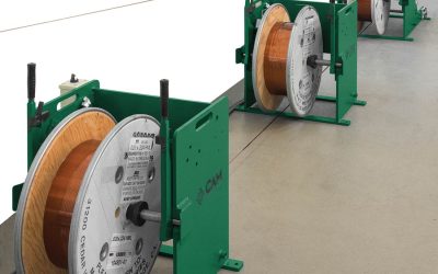 Roll On Two Spool Dereeler Systems – Efficient Wire Spool Loading Solutions for Industrial Conductor Management